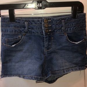 Denim shorts